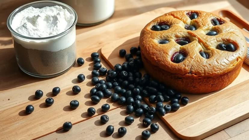 Baka med svarta vinbär hemma