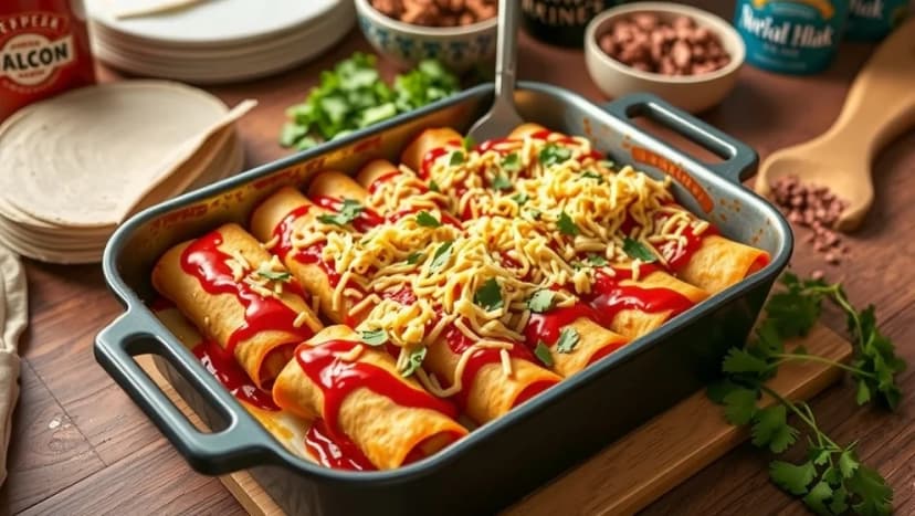 Jennys enkla enchiladas med köttfärs
