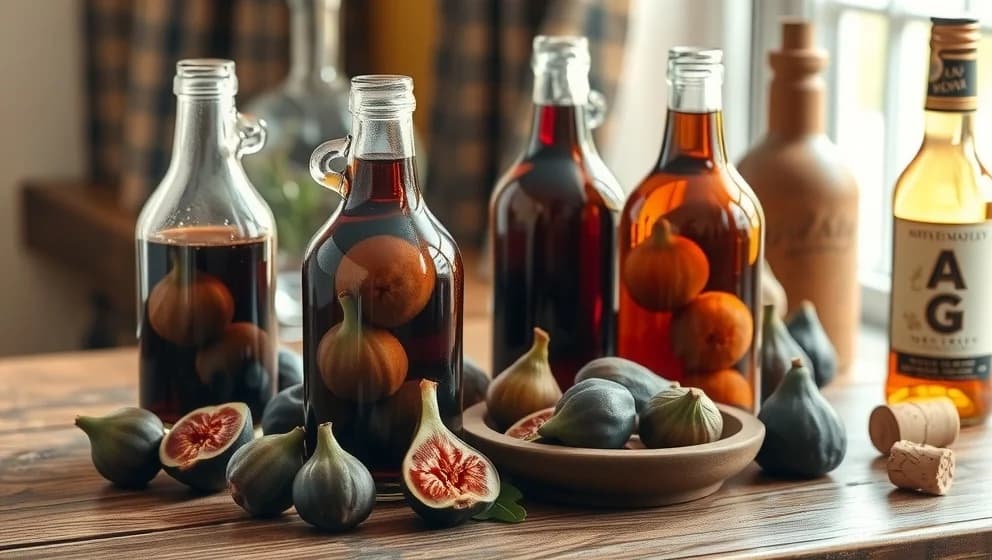 Fikon i konjak ica hemma på ett enkelt sätt