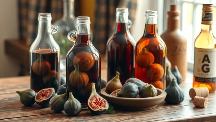 Fikon i konjak ica hemma på ett enkelt sätt