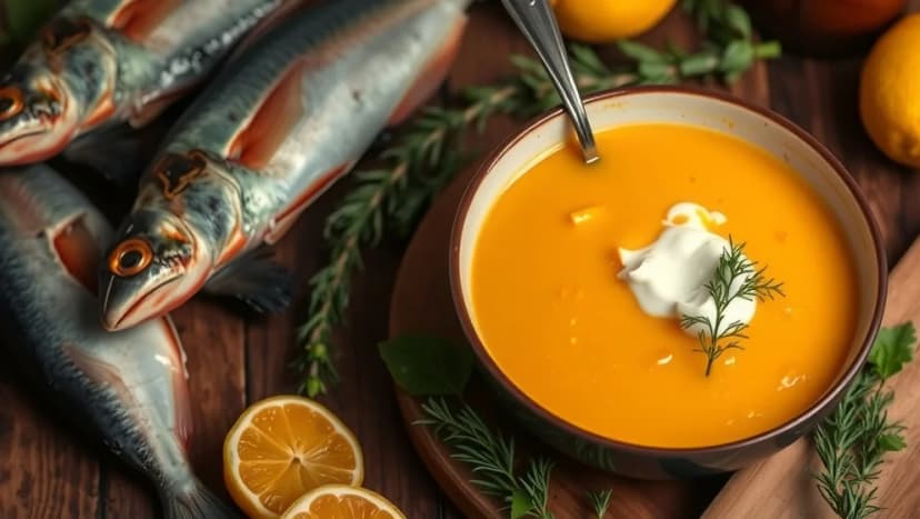 Fisksoppa med saffran och aioli