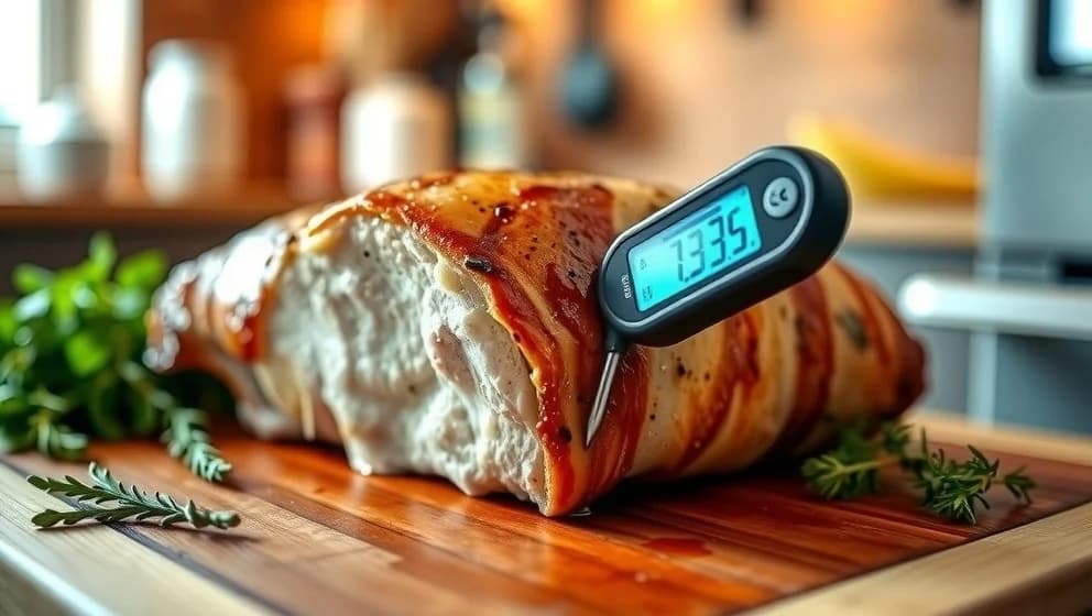 Fläskfilé i ugn temperatur termometer