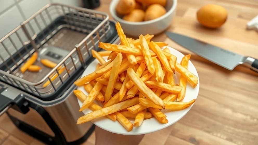 Gör egna pommes i fritösen hemma