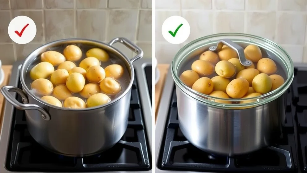 Ska man koka färskpotatis med eller utan lock