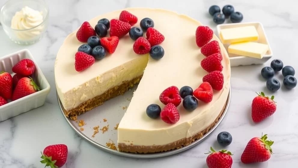 No bake cheesecake recept som smakar hemgjord