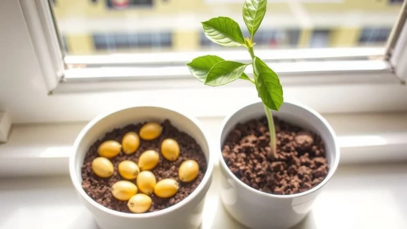 Så odlar du citron från kärna