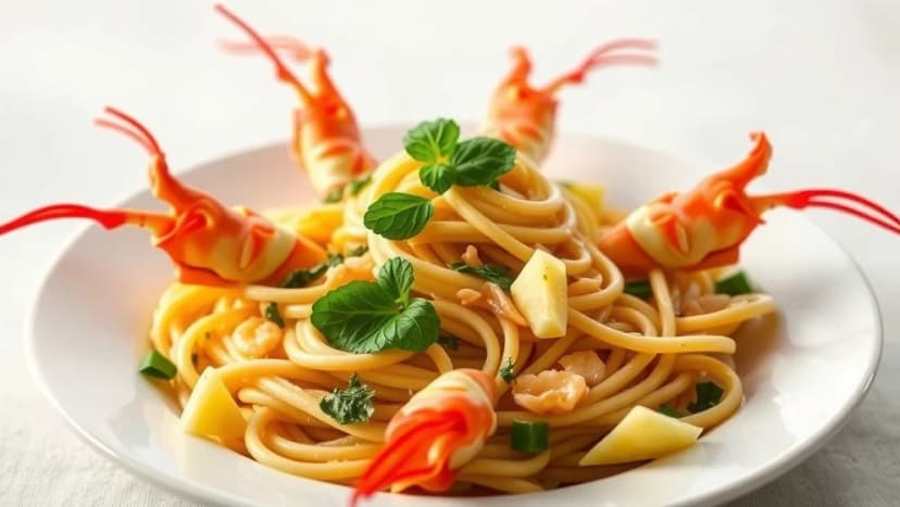 Pasta med kräftstjärtar allt om mat