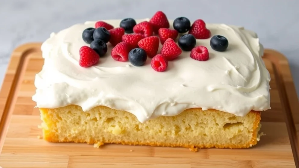 Philadelphia kaka i långpanna så blir det saftig