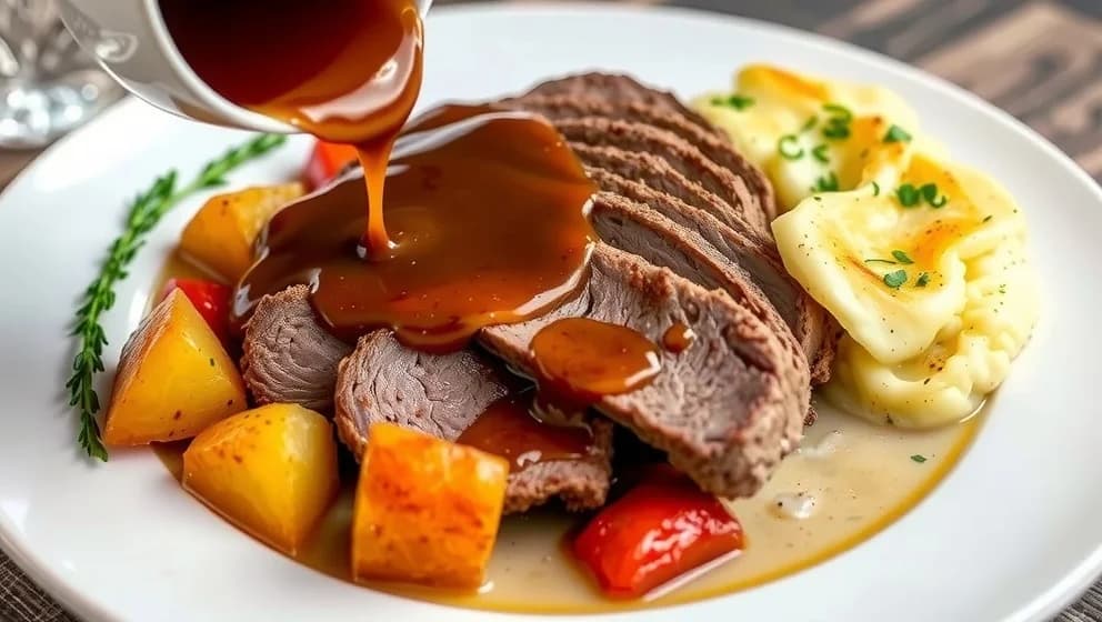 Perfekt sås till rostbiff och potatisgratäng