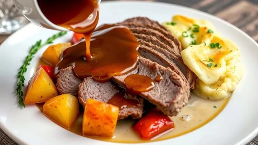 Perfekt sås till rostbiff och potatisgratäng
