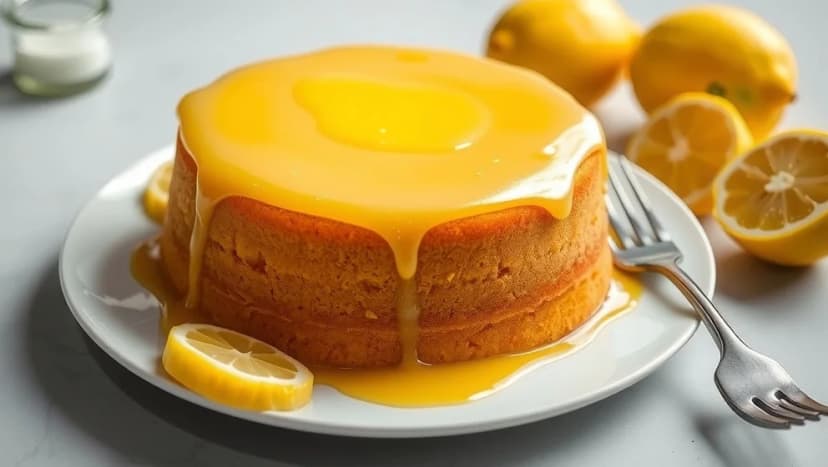 Sockerkaka med lemon curd från grunden