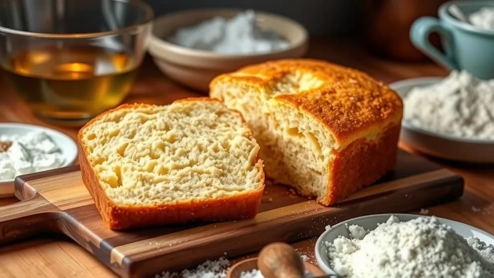 Sockerkaka med olja och vatten