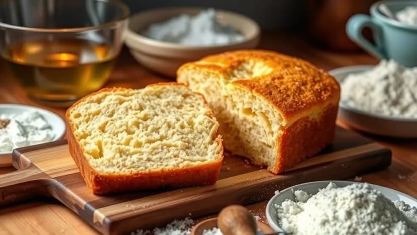 Sockerkaka med olja och vatten