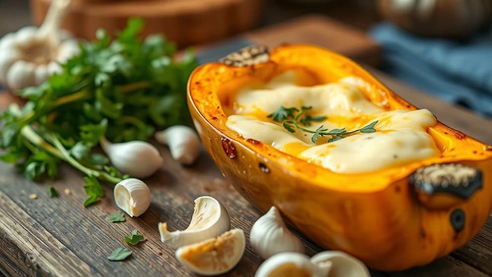 Squash i ugn med ost – enkelt och gott