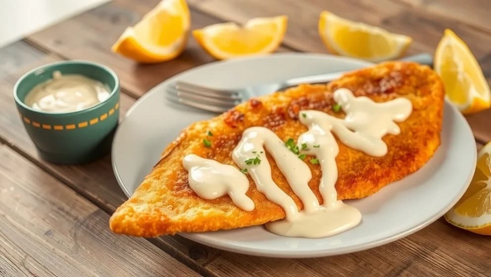 Stekt salt sill med löksås hemma