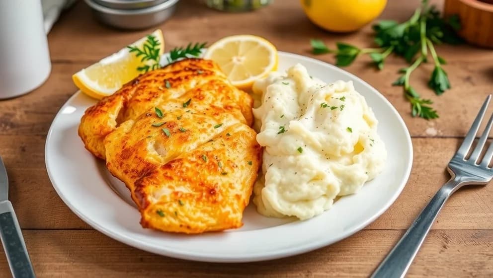 Stekt strömming med potatismos hemma